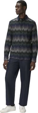 Missoni Long Sleeve Shirt With Irregular Zigzag