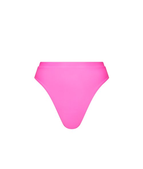 Ansea The Reversible High Waisted Bikini Brief In Pink/navy