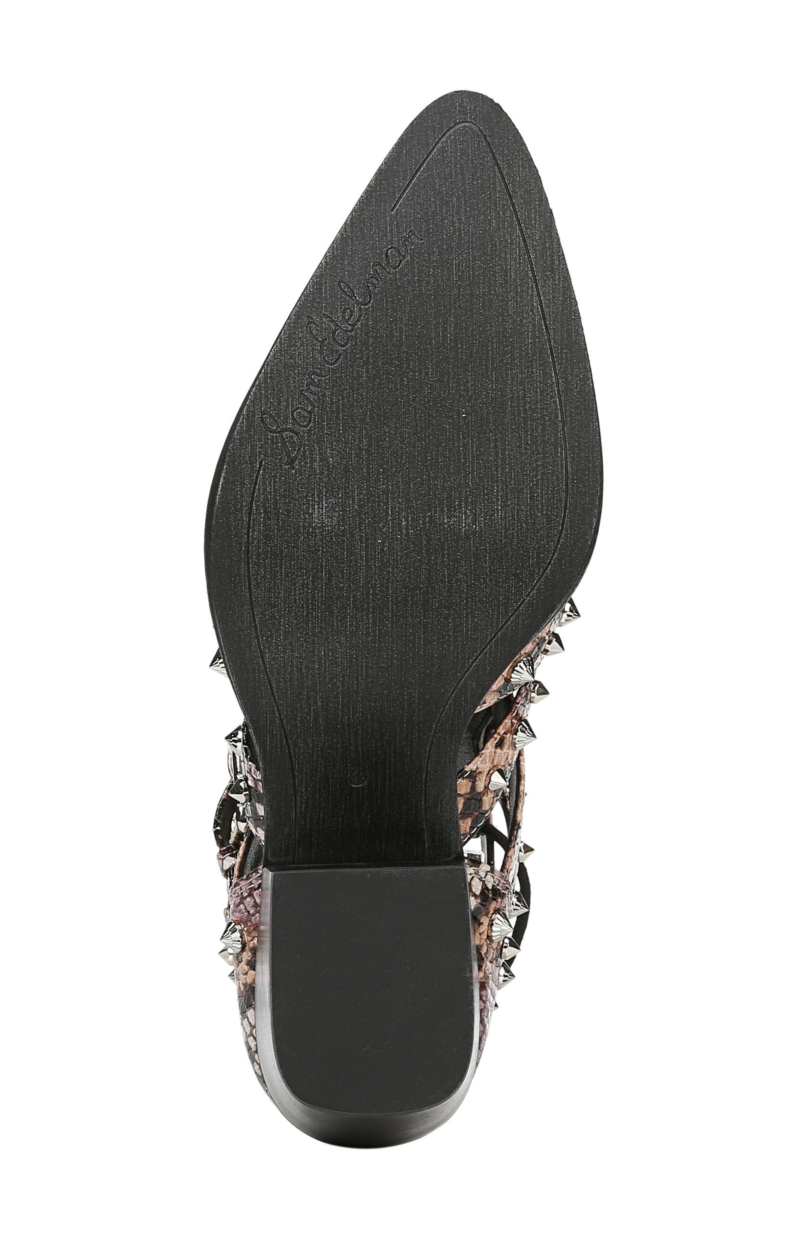Elana Boot, Alternate, color, PEACH SNAKE PRINT LEATHER