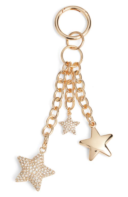 Chelsea28 Star Cluster Bag Charm in Clear-Gold at Nordstrom