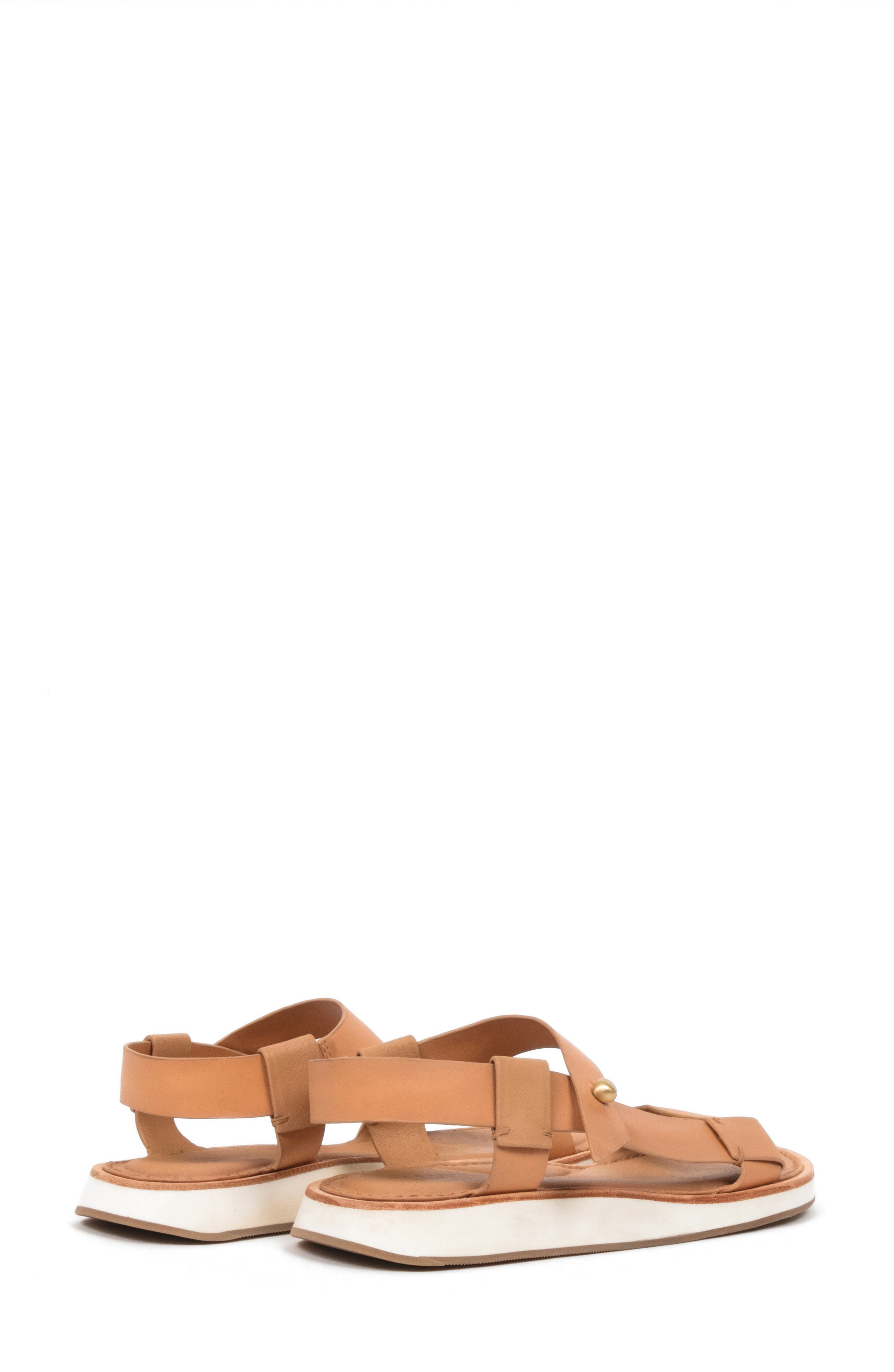 Parker Strappy Sandal, Alternate, color, CARAMEL