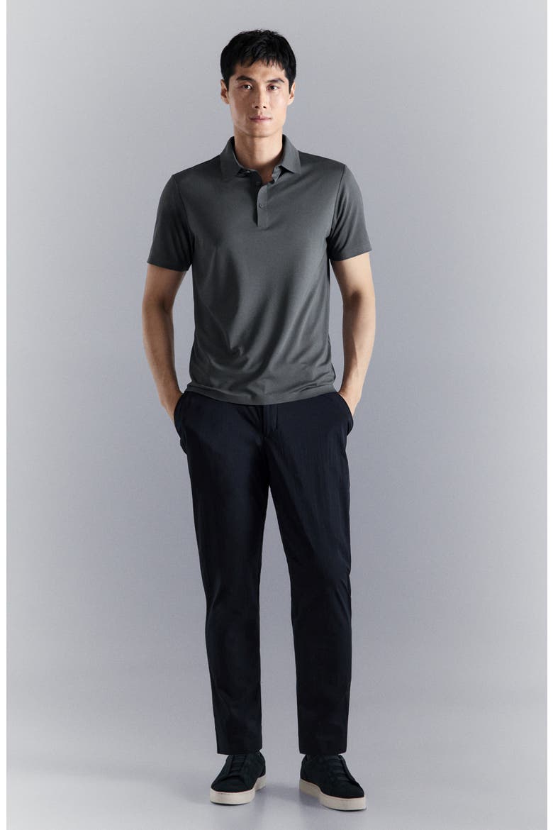 Comfort Stretch Polo, Alternate, color, DARK GREY