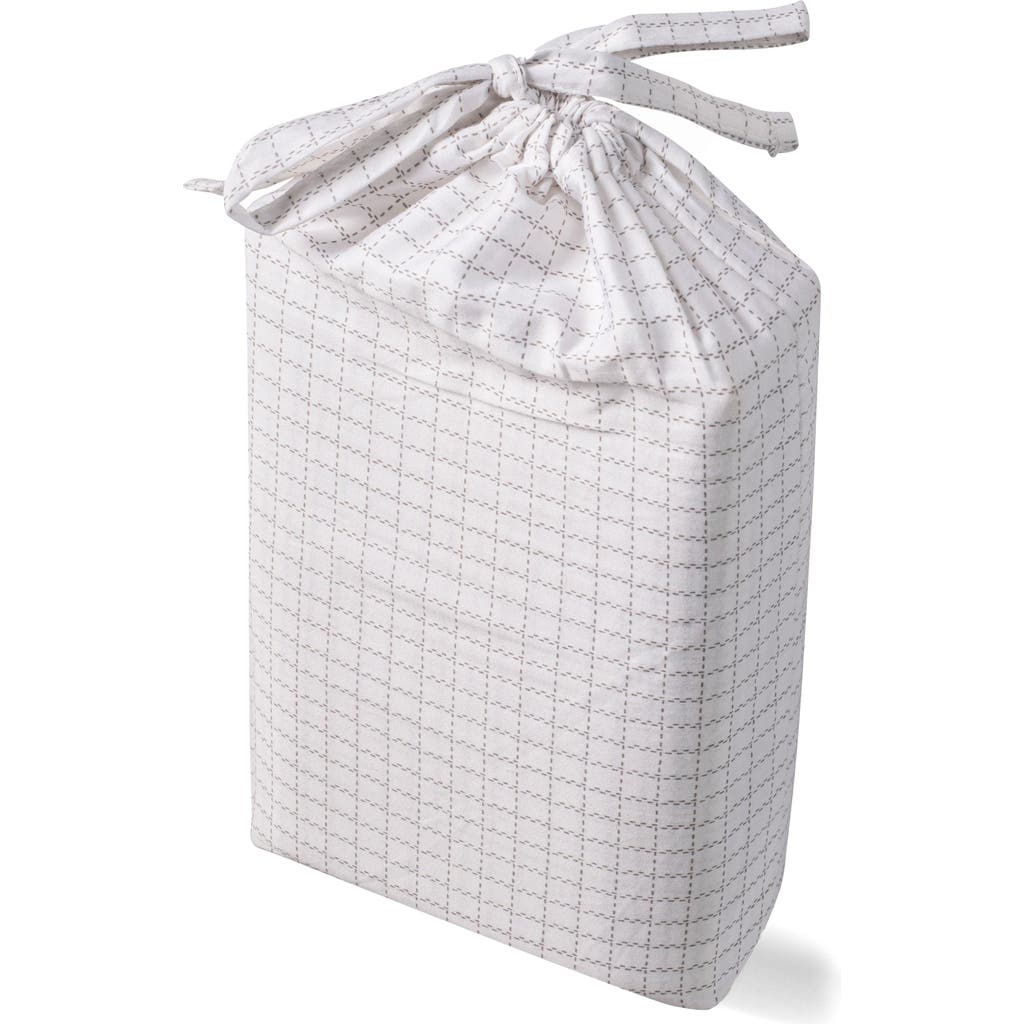 Domani Home Cotton Sateen Crib Sheet Set In Oxford