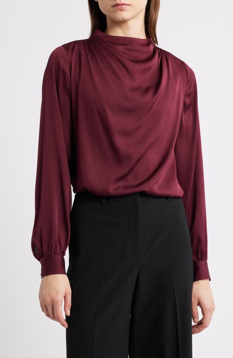 The Ember Stretch Silk Top