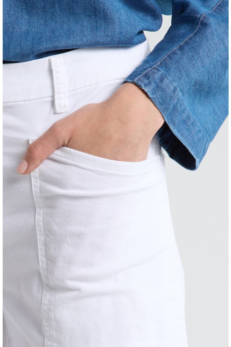 Limerick Mid Rise Wrap Pocket Pants, Alternate, color, WHITE