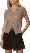 Joe's The Davey Open Stitch Short Sleeve Cardigan