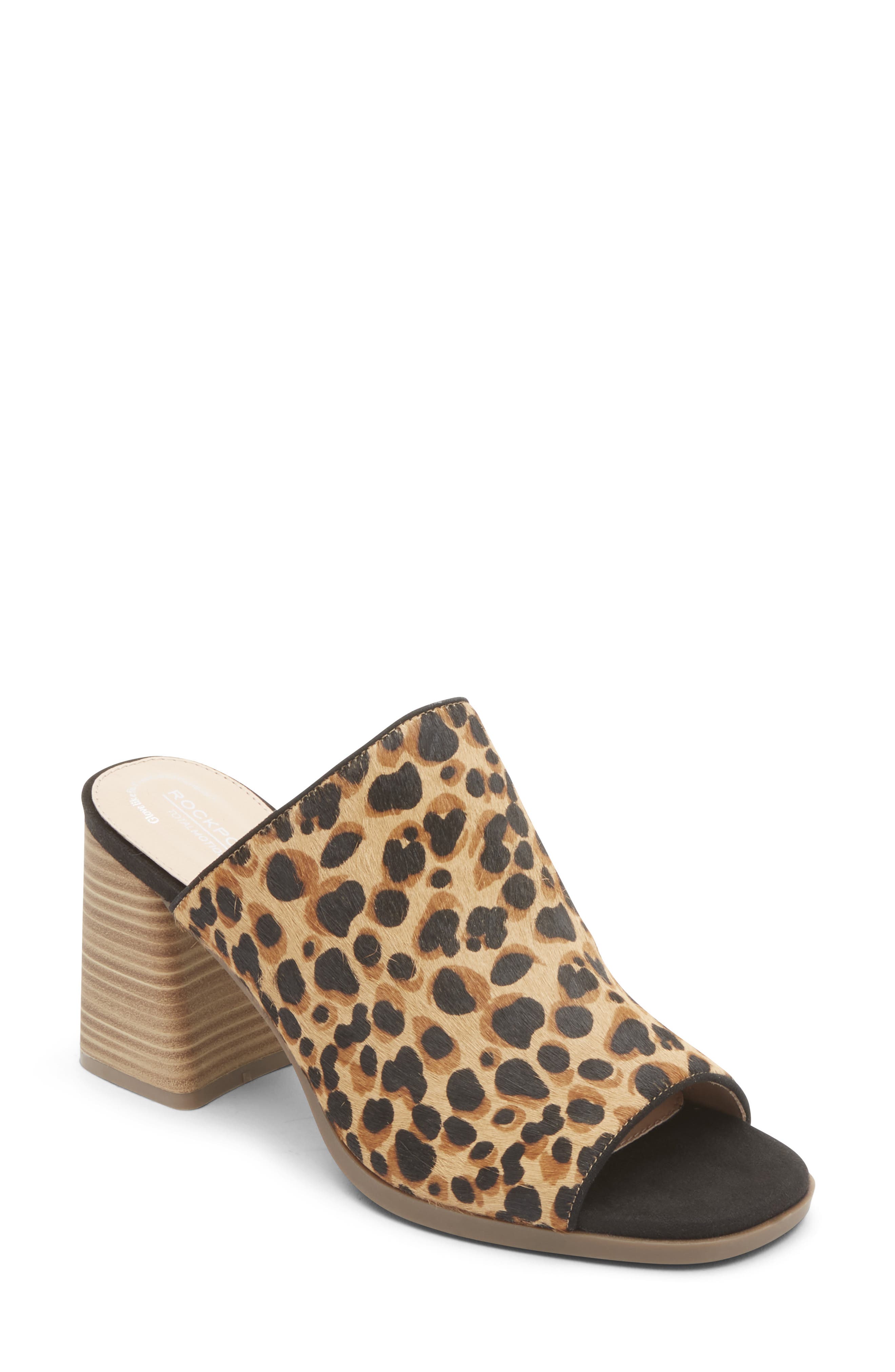 Rockport Amara Genuine Calf Hair Slide Sandal, Main, color, 