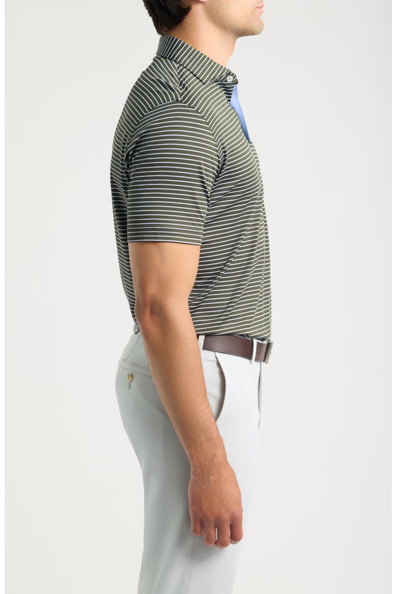 Crown Crafted Performance Jersey Polo, Alternate, color, DARK OLIVE
