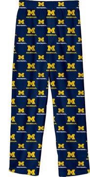 Outerstuff Youth Outerstuff Navy Michigan Wolverines All-Over Team Logo Pants