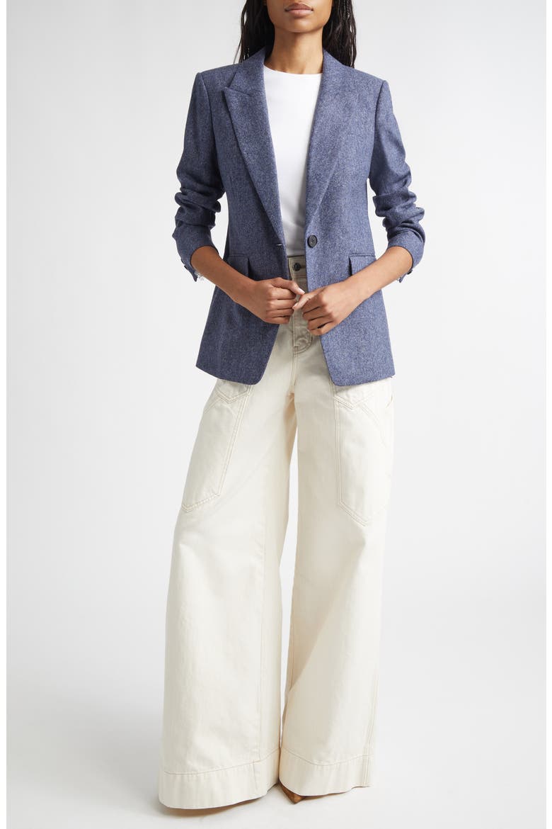 Freddy High Waist Wide Leg Jeans, Alternate, color, ECRU