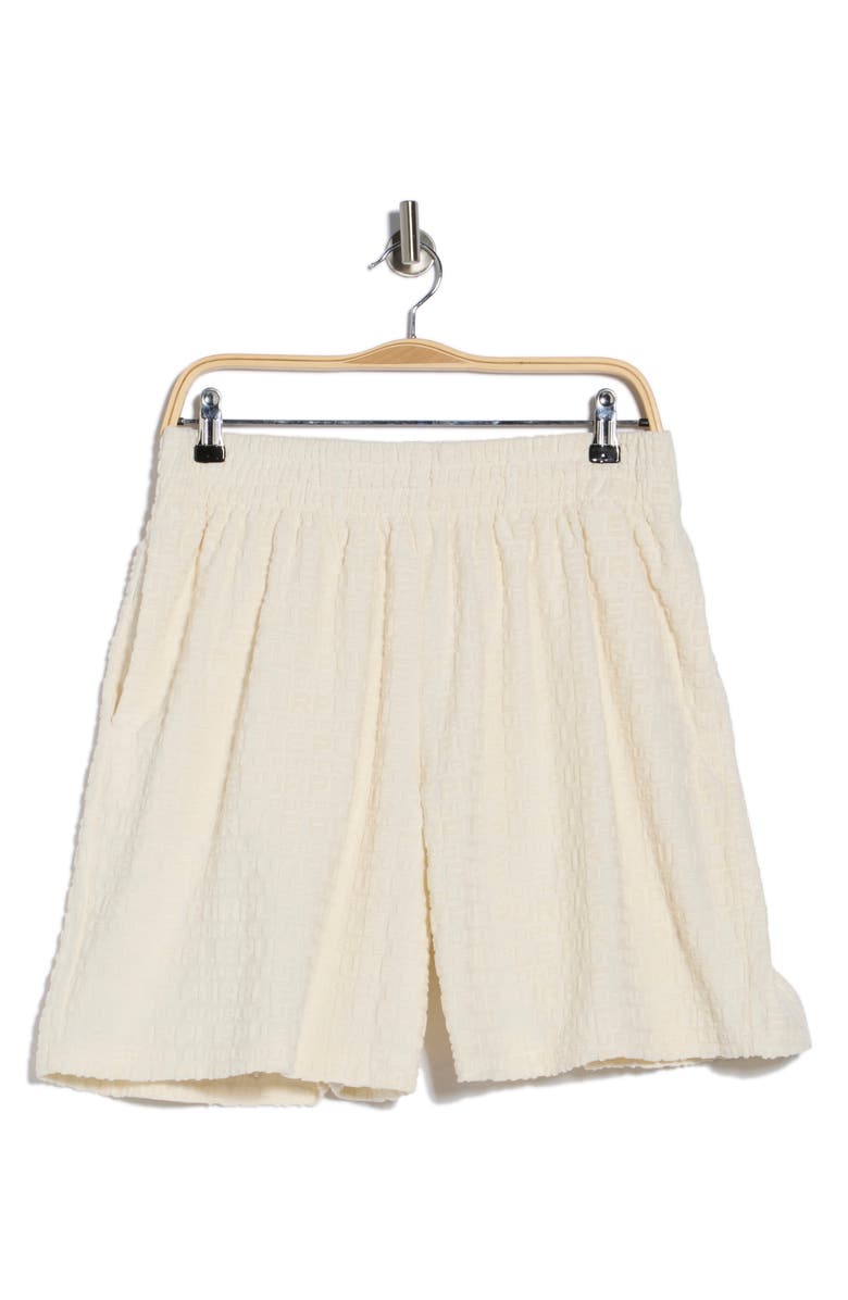 PURPLE BRAND Logo Terry Pull-On Shorts, Alternate, color,