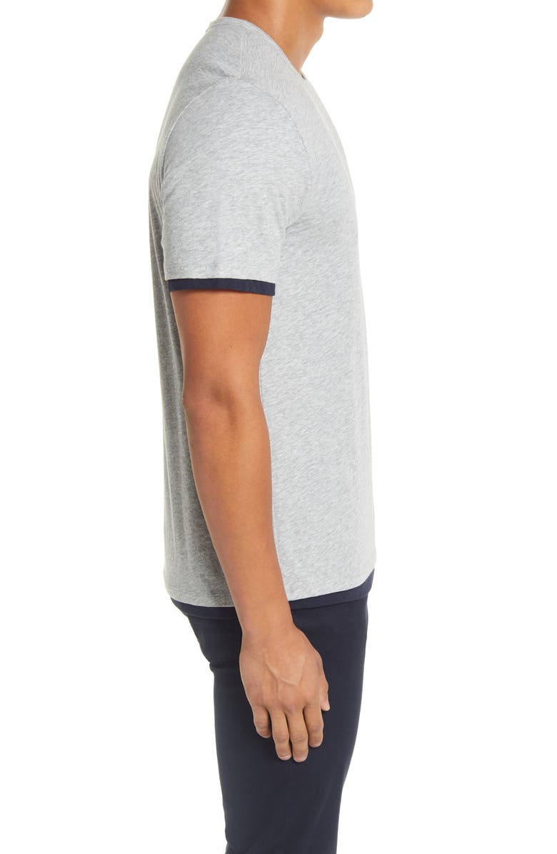 Vince Slim Fit Double Layer Crewneck T-Shirt, Alternate, color,