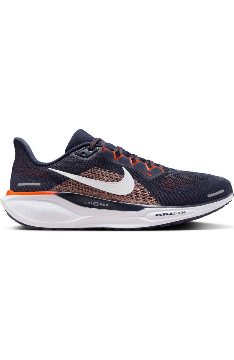 Nike Unisex Nike Navy Chicago Bears Zoom Pegasus 41 Running Shoes, Main, color,
