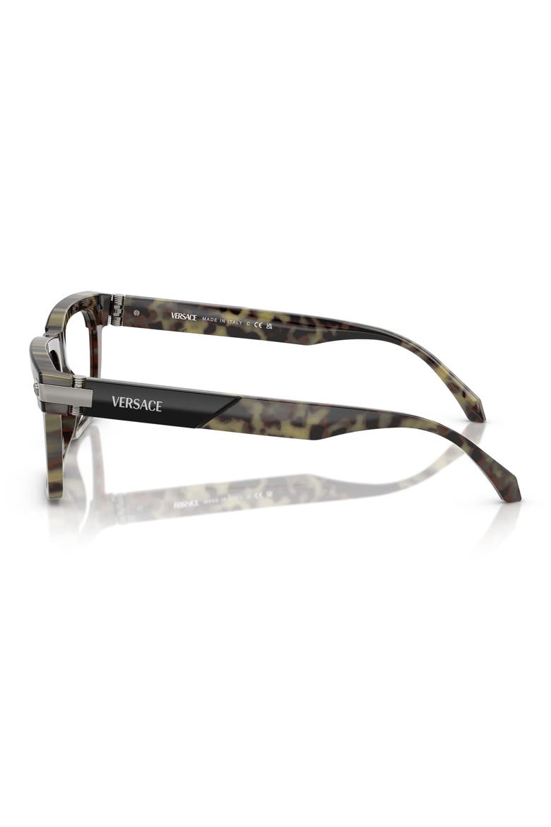 55mm Rectangle Optical Glasses, Alternate, color, HAVANA