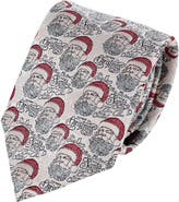 Trafalgar Santa Claus Is Watching Silk Novelty Necktie