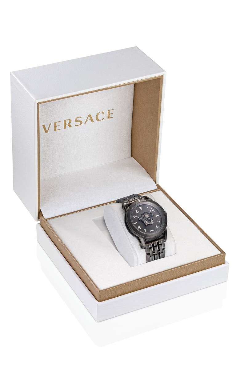 Versace Palazzo Bracelet Watch, 43mm, Alternate, color, 