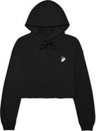 Dalix Heartly Ghost Cropped Hoodie