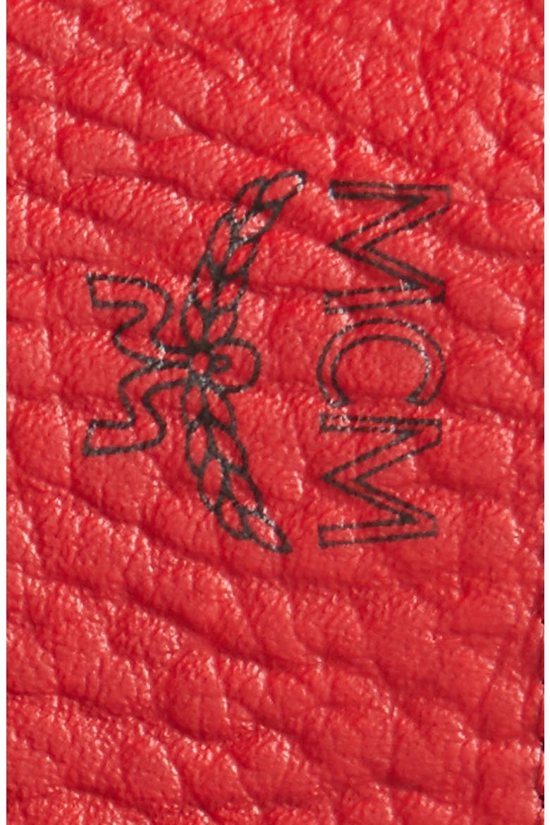 Reversible Signature Leather Belt, Alternate, color, RED