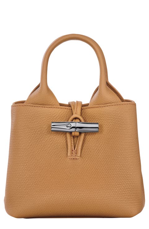 Le Roseau Leather Top Handle Bag