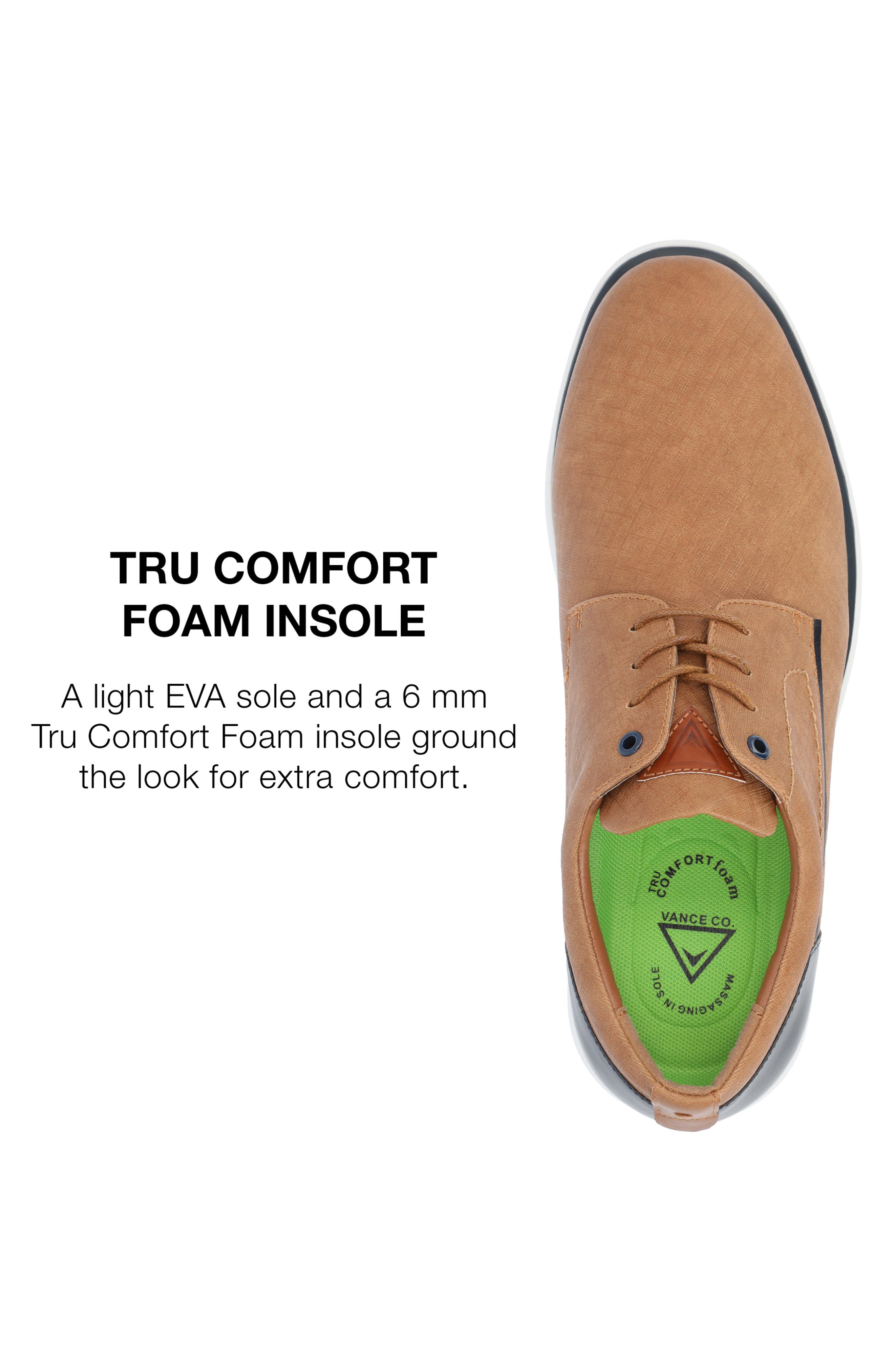 VANCE CO Kirkwell Casual Derby, Alternate, color, Tan