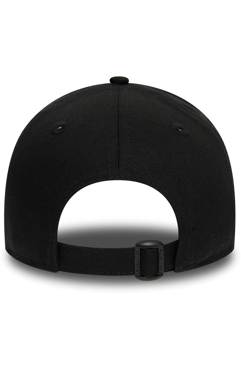 New Era Youth New Era Black AC Milan Wordmark 9FORTY Adjustable Hat, Alternate, color, 