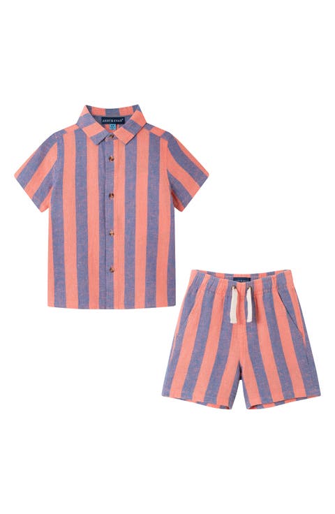 Kids' Camp Shirt & Shorts Set (Toddler & Little Kid)