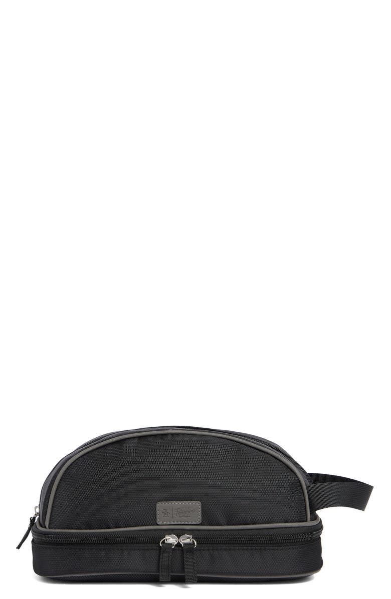 Original Penguin Nylon Dopp Kit, Main, color, Black