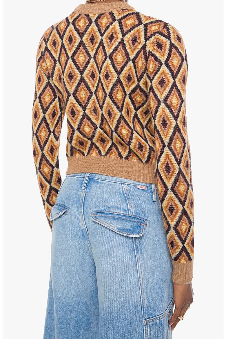The Crop Alpaca Blend Sweater, Alternate, color, BEESWAX AND CARAMEL CAFE