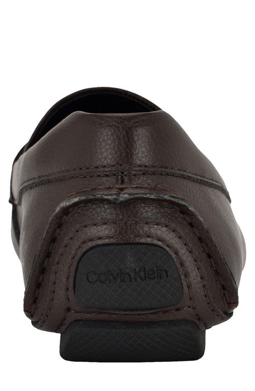 Calvin Klein Men's Men's Slip-on Loafers In Dark Brown