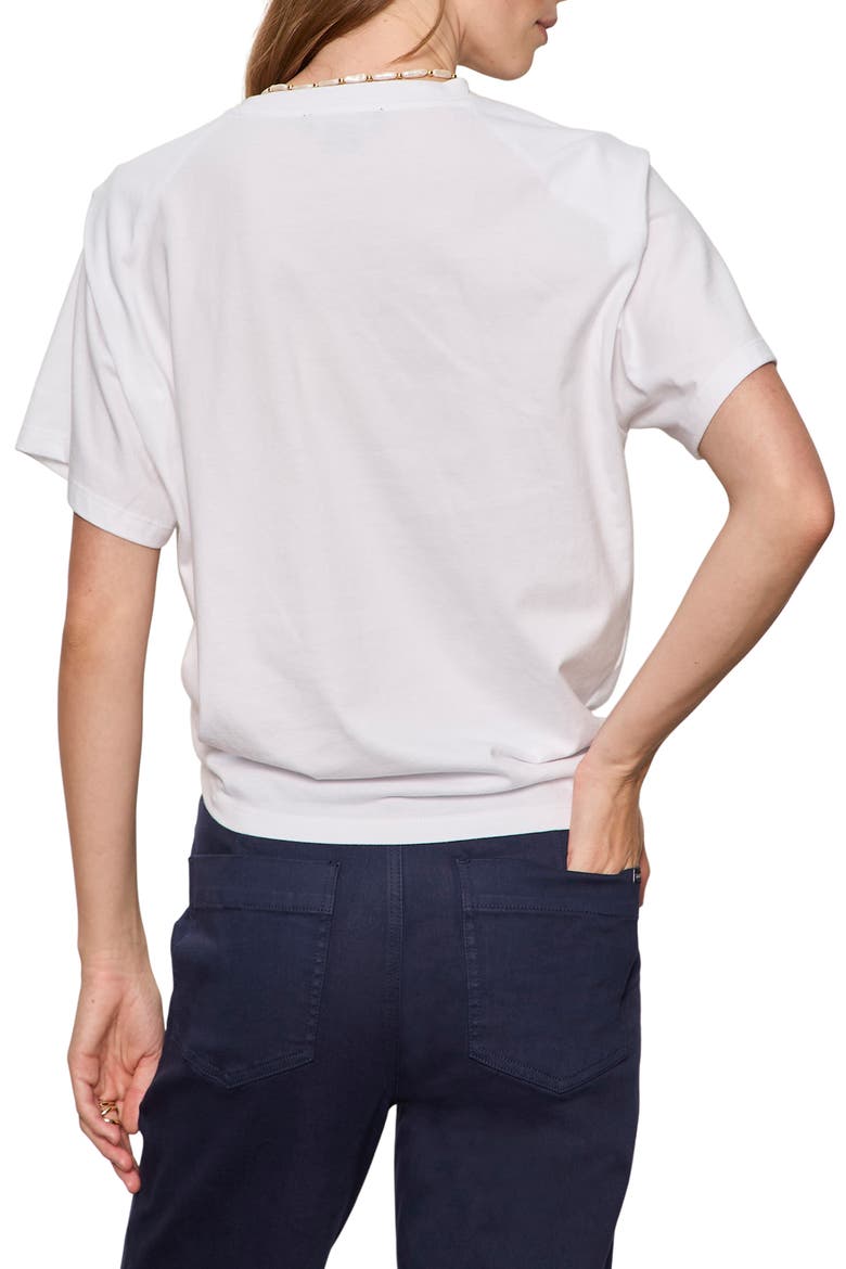 Good to Go Tie Hem T-Shirt, Alternate, color, WHITE