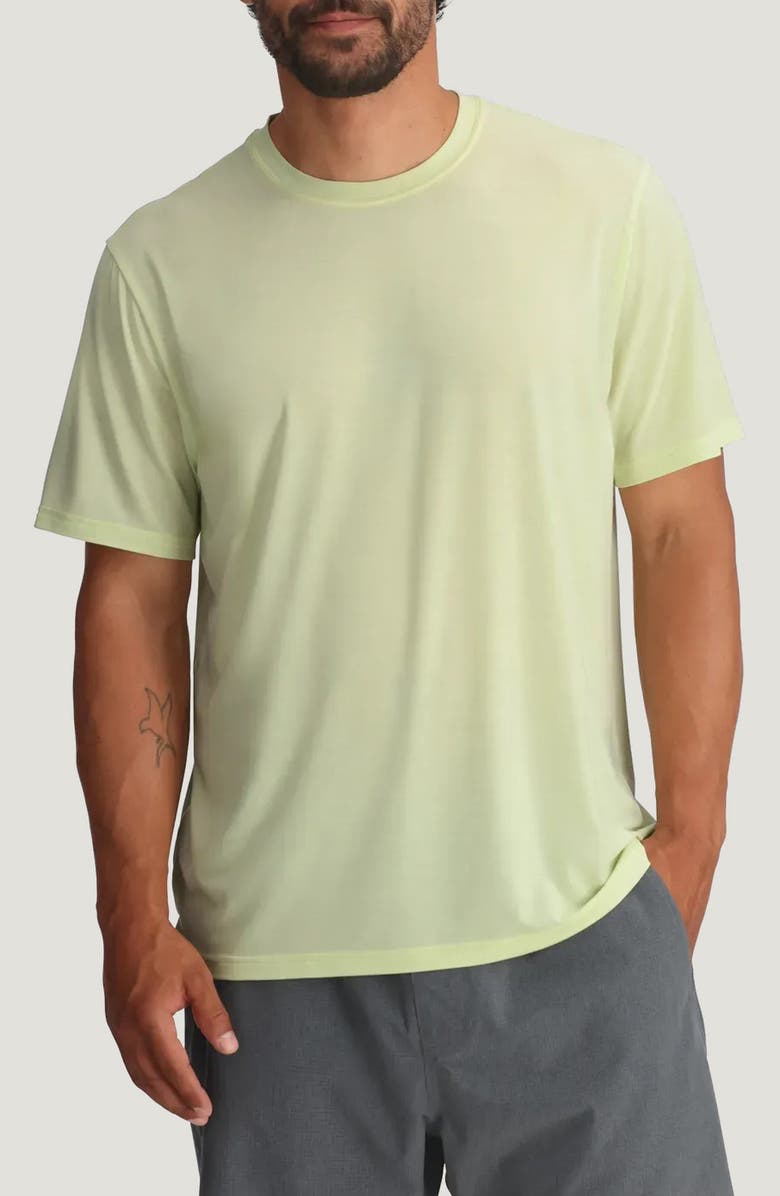 Free Fly Elevate T-Shirt, Main, color, Lime