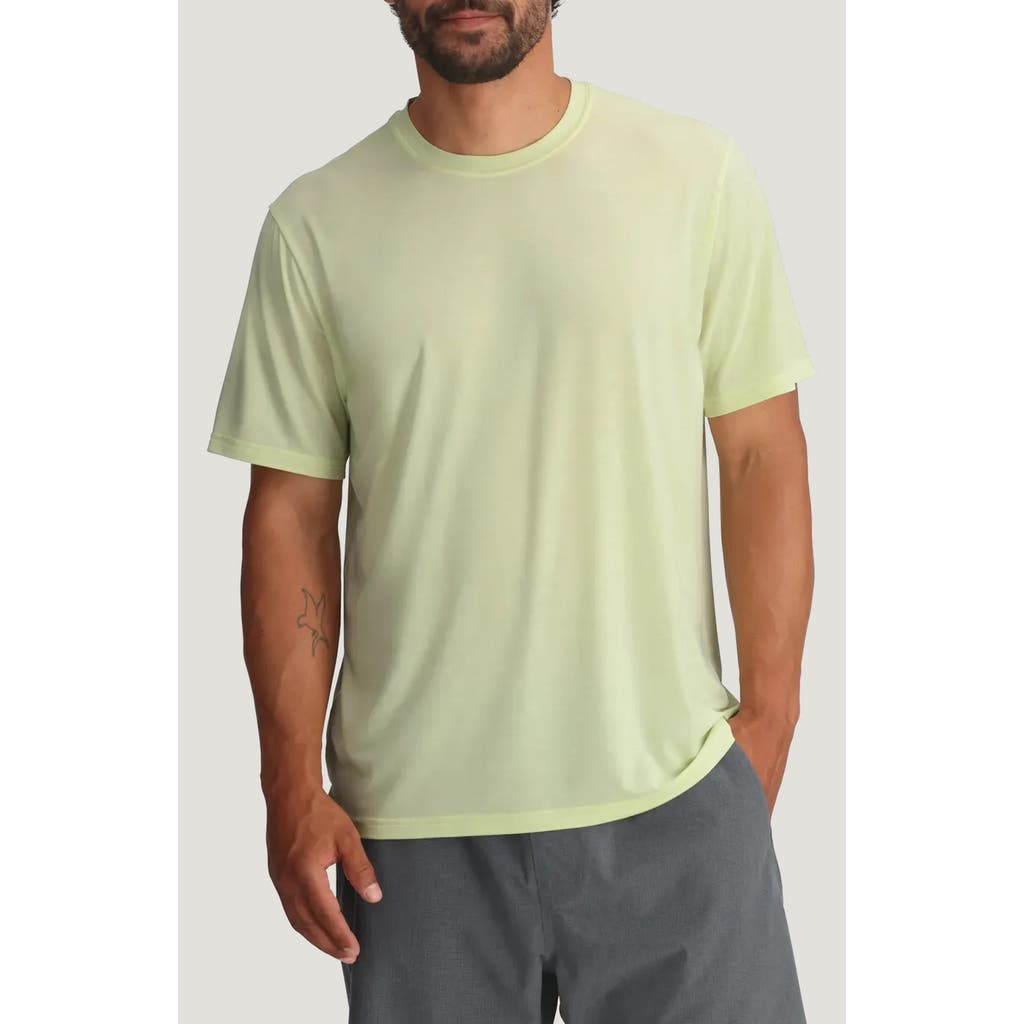 Free Fly Elevate T-shirt In Yellow