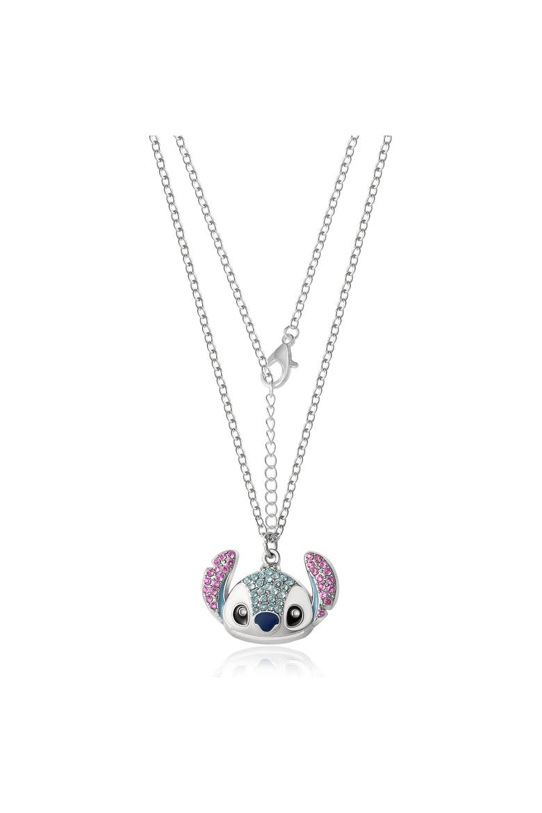 Lilo and Stitch Fashion Pendant Necklace, Alternate, color, Silver, blue