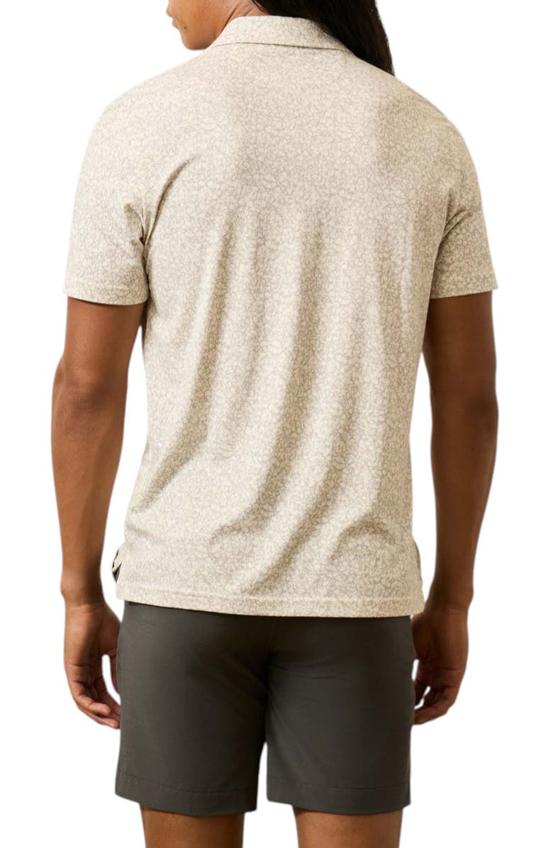 Faherty Movement Piqué Polo, Alternate, color, White Cloud Blossom