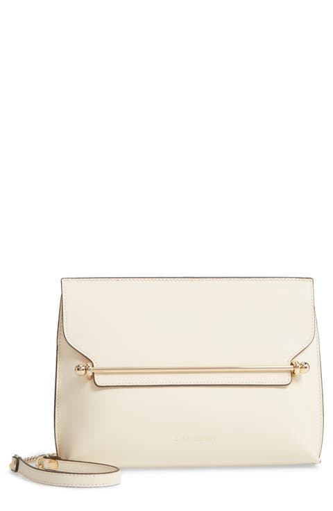 East/West Stylist Calfskin Leather Clutch