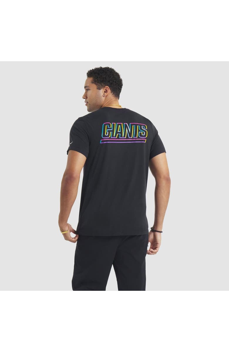 Nike Men's Nike Black New York Giants 2025 NFL Crucial Catch Tri-Blend Dri-FIT T-Shirt, Alternate, color, Black