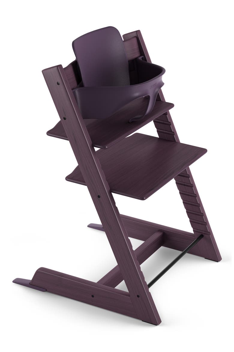 Tripp Trapp® Highchair & Baby Set, Main, color, PLUM PURPLE
