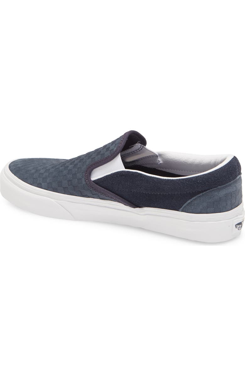 Vans Embossed Mini Check Classic Slip-On Sneaker, Alternate, color,
