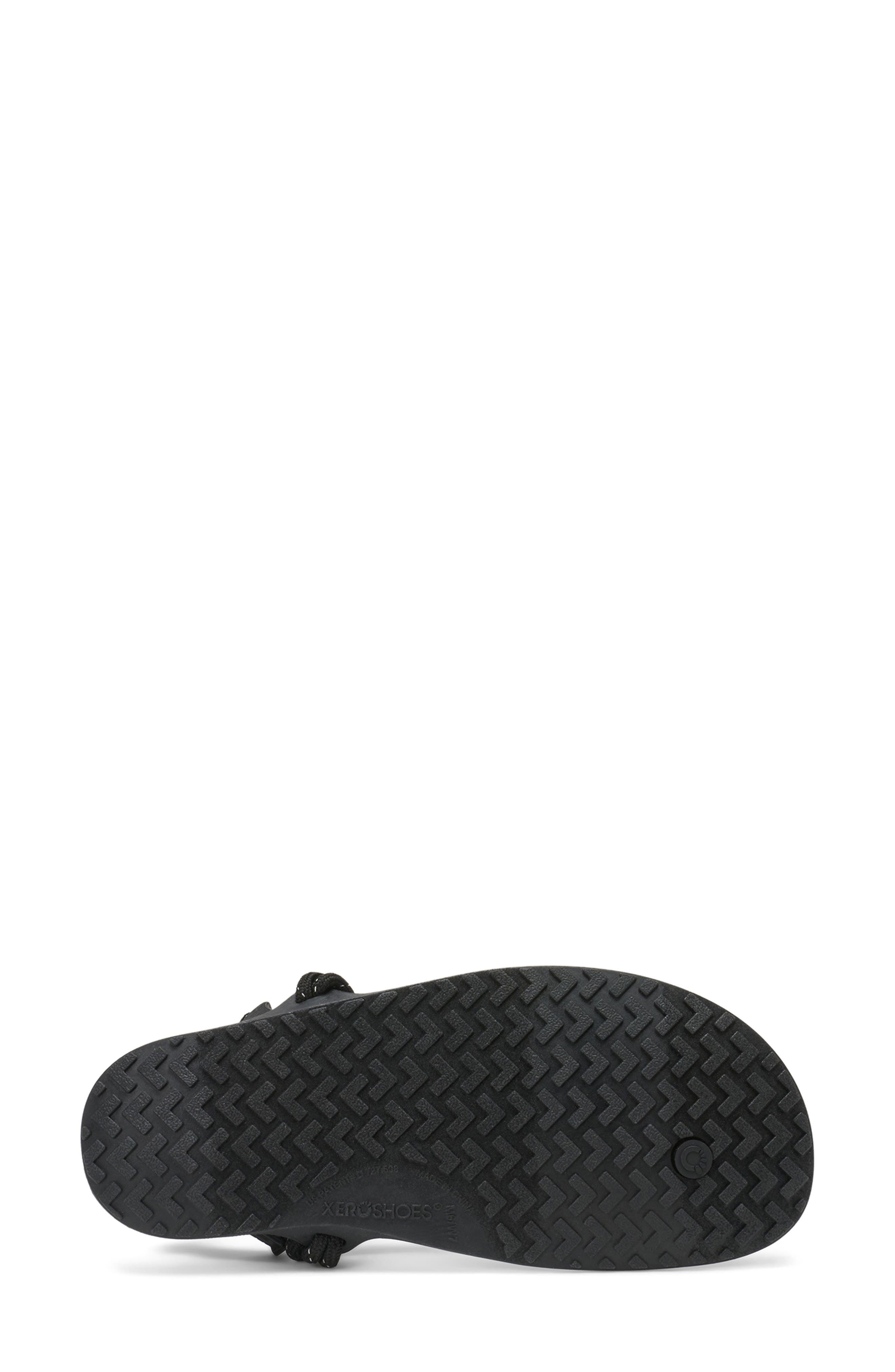 XERO SHOES Genesis Rope Style Barefoot Sandal, Alternate, color, Black