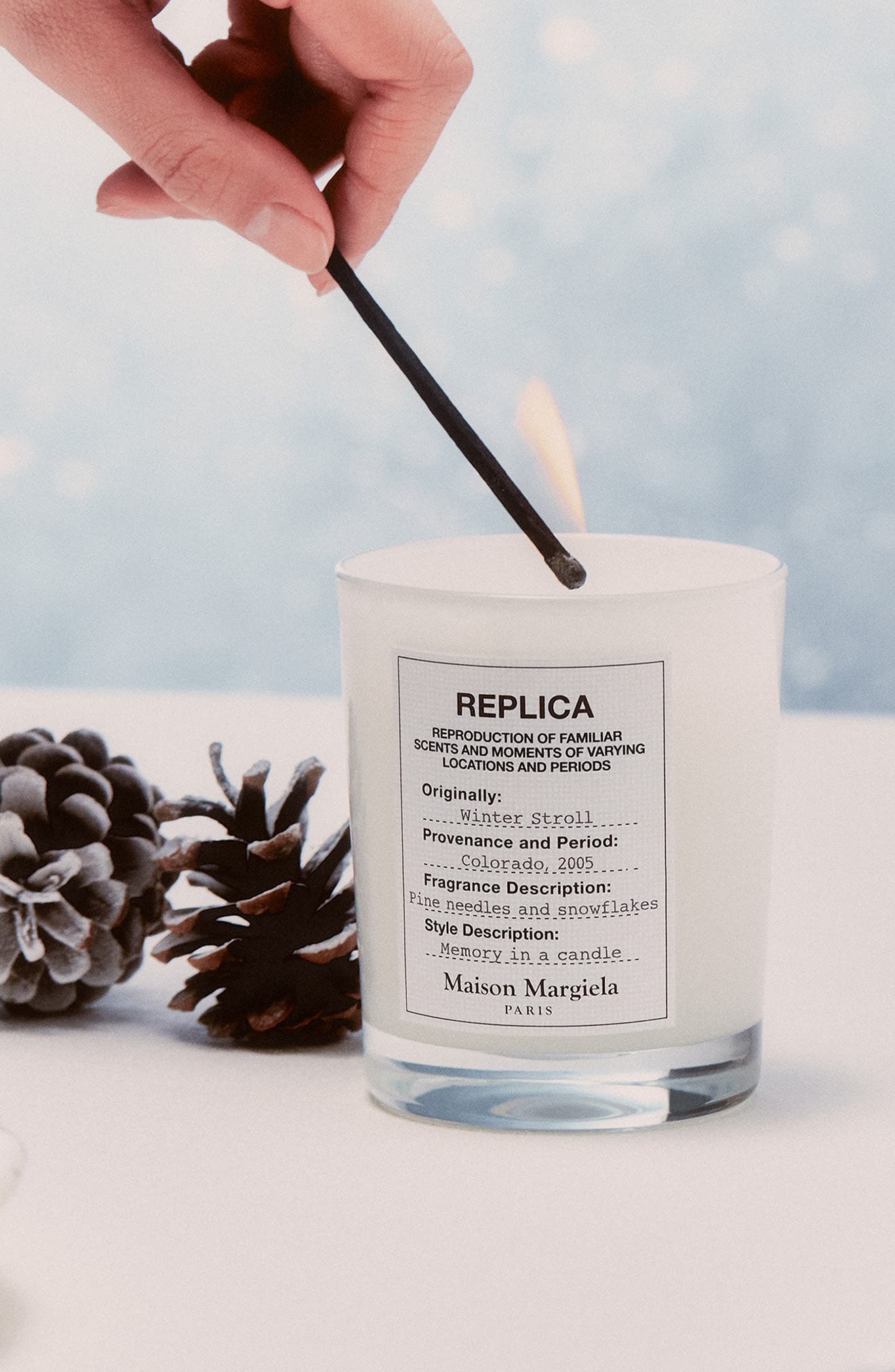 Replica Winter Stroll Scented Candle (Limited Edition) | Nordstrom
