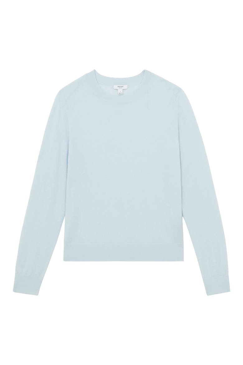Hester Crewneck Wool Sweater, Alternate, color, BLUE