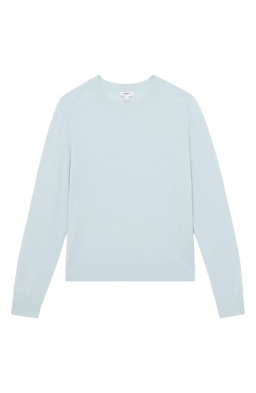 Reiss Hester Crewneck Wool Sweater In Blue