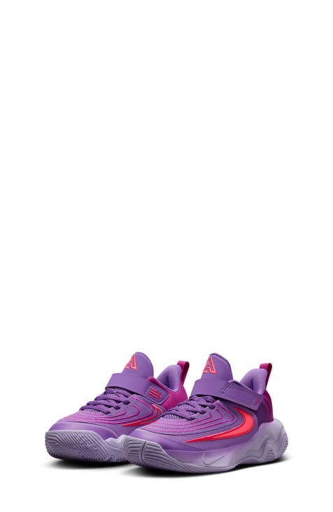 Little girl purple nike shoes best sale