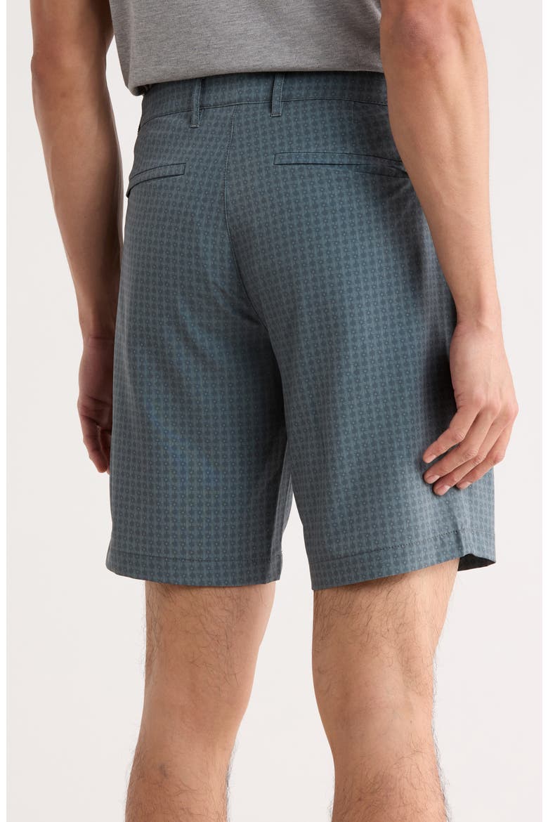 Geo Ace Shot Printed Shorts, Alternate, color, DARK TWILIGHT BLUE
