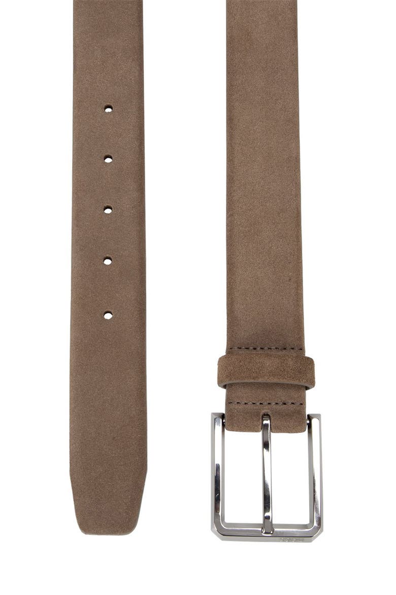 Caleb Suede Belt, Alternate, color, MEDIUM BEIGE