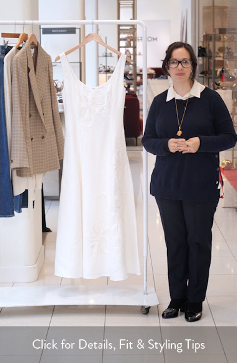 Elise Linen A-Line Dress, sales video thumbnail