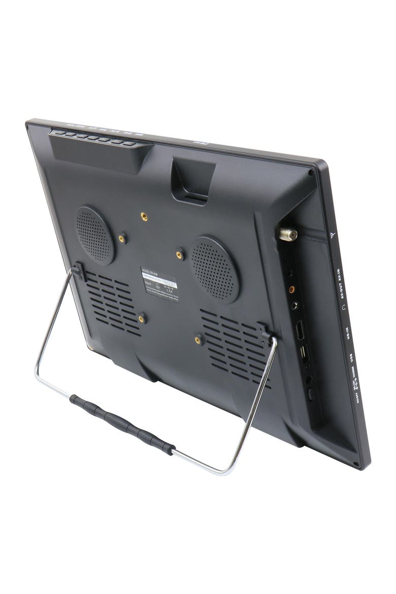 Portable Rechargeable 15.4 Inch LED TV, Alternate, color, Black