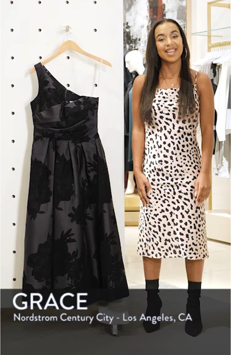 Mikado One-Shoulder Gown, sales video thumbnail