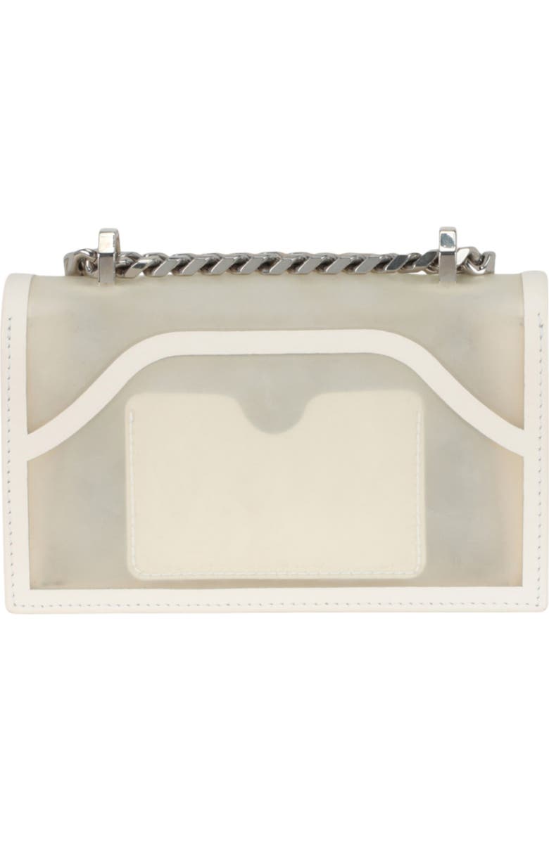 Alexander McQueen Puma Mini Jeweled Shoulder Bag, Alternate, color, White