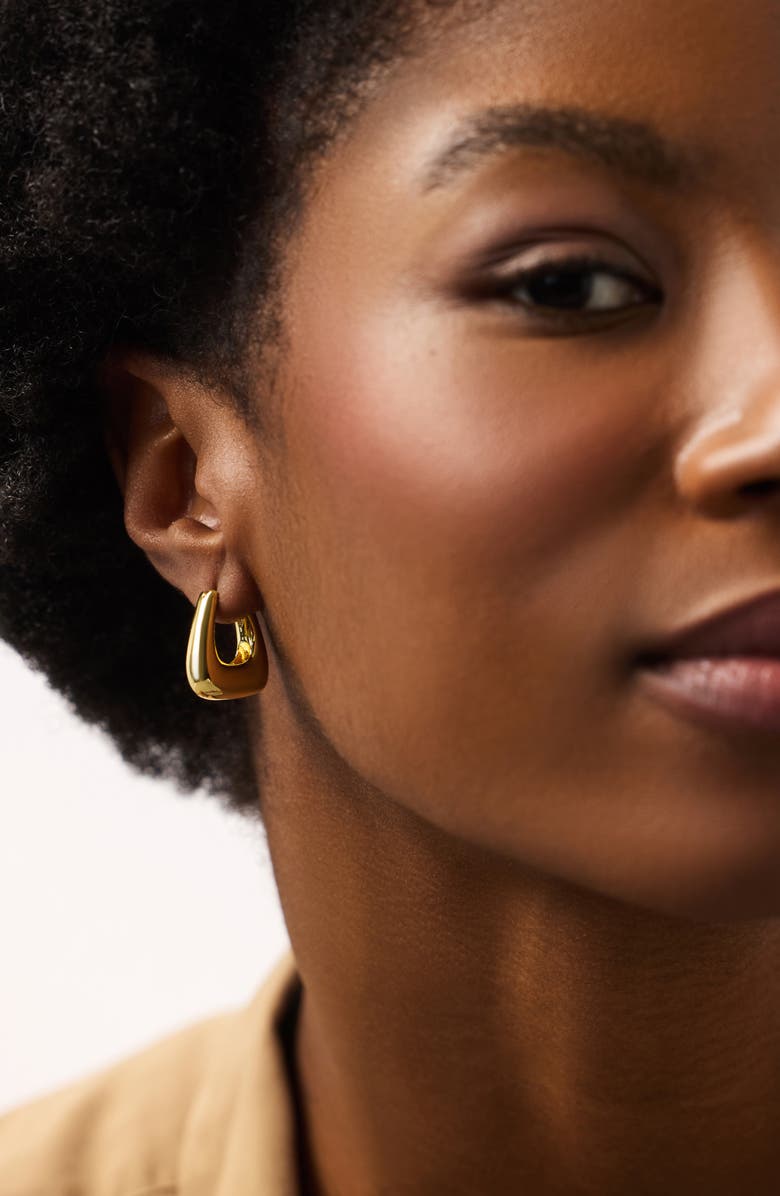 Ana Luisa Chunky Gold Hoop Earrings - Colene, Alternate, color, Gold